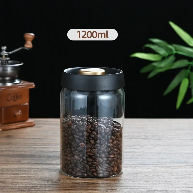 جرة حبوب البن المغلقة بالفراغ، - مراجعة Food Storage Glass Container Set وسعره