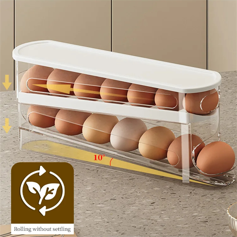 نوع الشريحة البيض الكرتون مزدو - مراجعة Egg Storage Holder وسعره