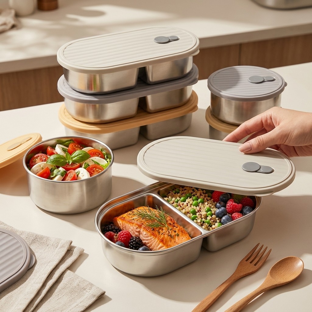 صندوق غداء آمن للميكروويف من ا - مراجعة Food Storage 30 Years وسعره