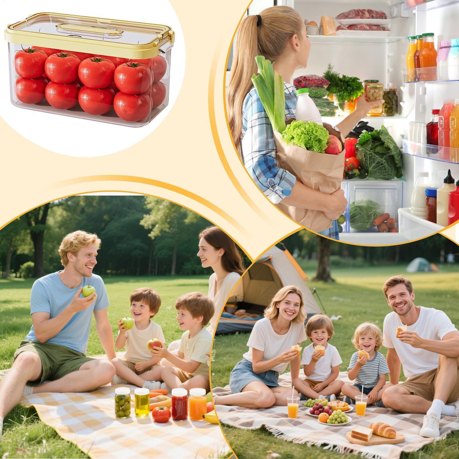 حاويات تخزين الطعام في الثلاجة - مراجعة Food Storage Large Plastic Containers وسعره