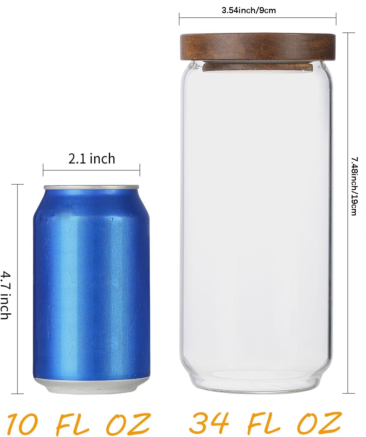 4 عبوات زجاجية سعة 34 أونصة مع - مراجعة Food Storage Glass Container Set وسعره