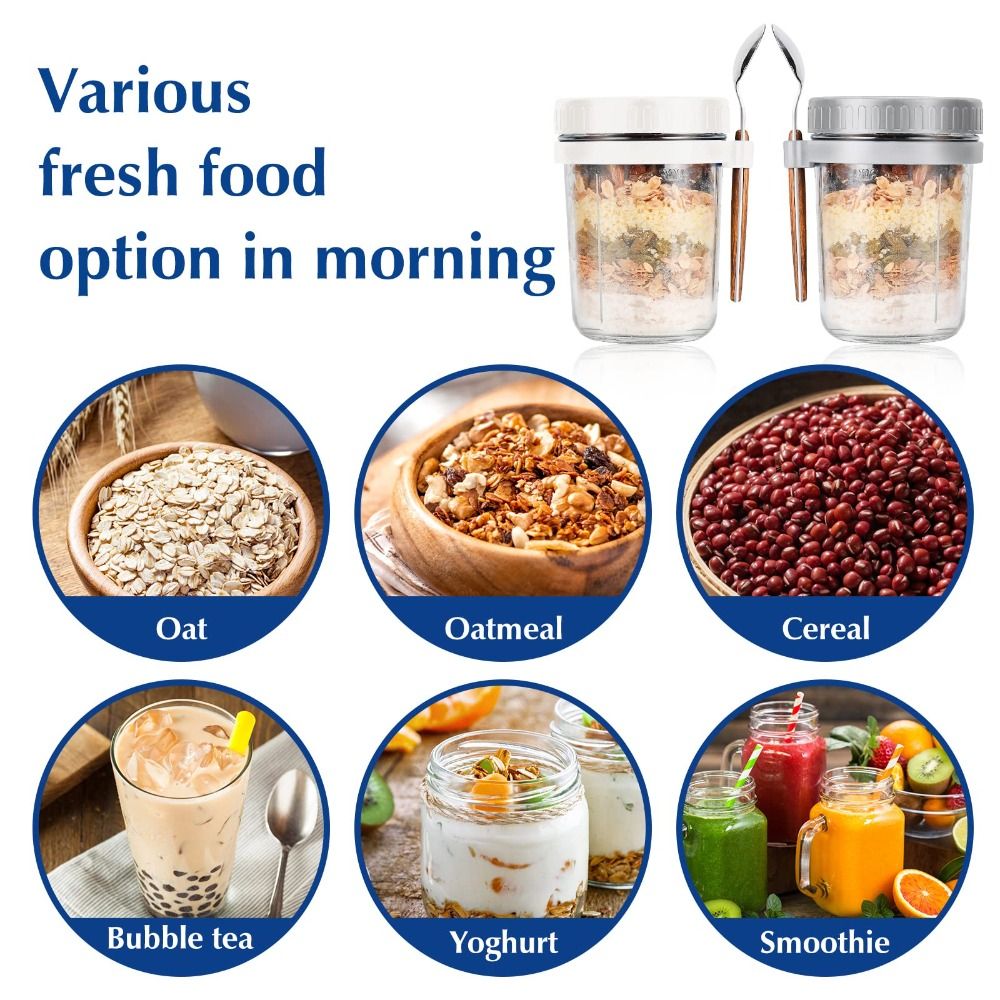جرة زبادي 350 مللي برطمانات شو - مراجعة Food Storage Glass Container Set وسعره