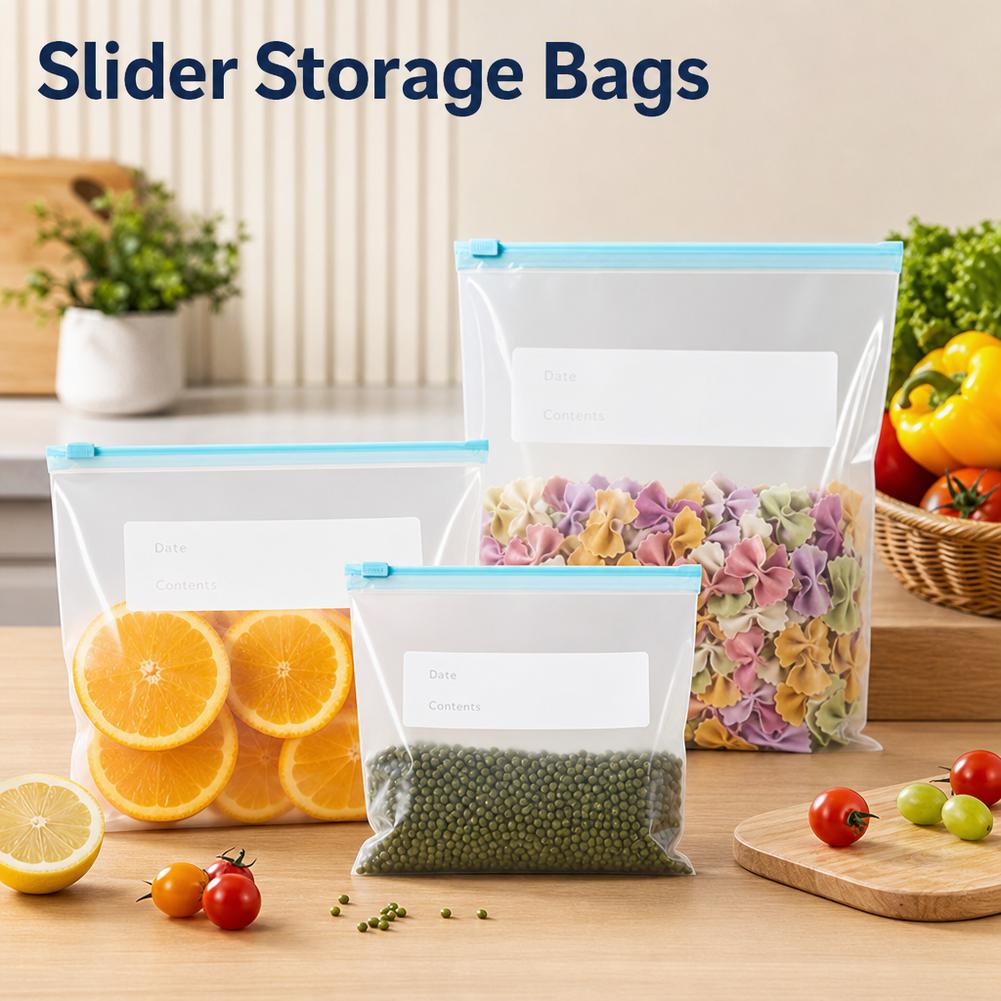 10-20 قطعة من أكياس التخزين ال - مراجعة Food Storage Bags Zip Lock Pouch وسعره