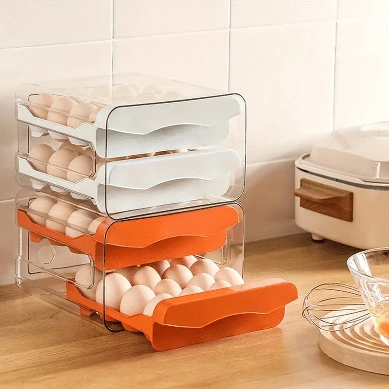 صندوق تخزين البيض للمطبخ، منظم - مراجعة Egg Storage Holder وسعره