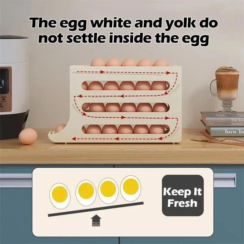 صندوق تخزين بيض الثلاجة، حاوية - مراجعة Egg Storage Holder وسعره