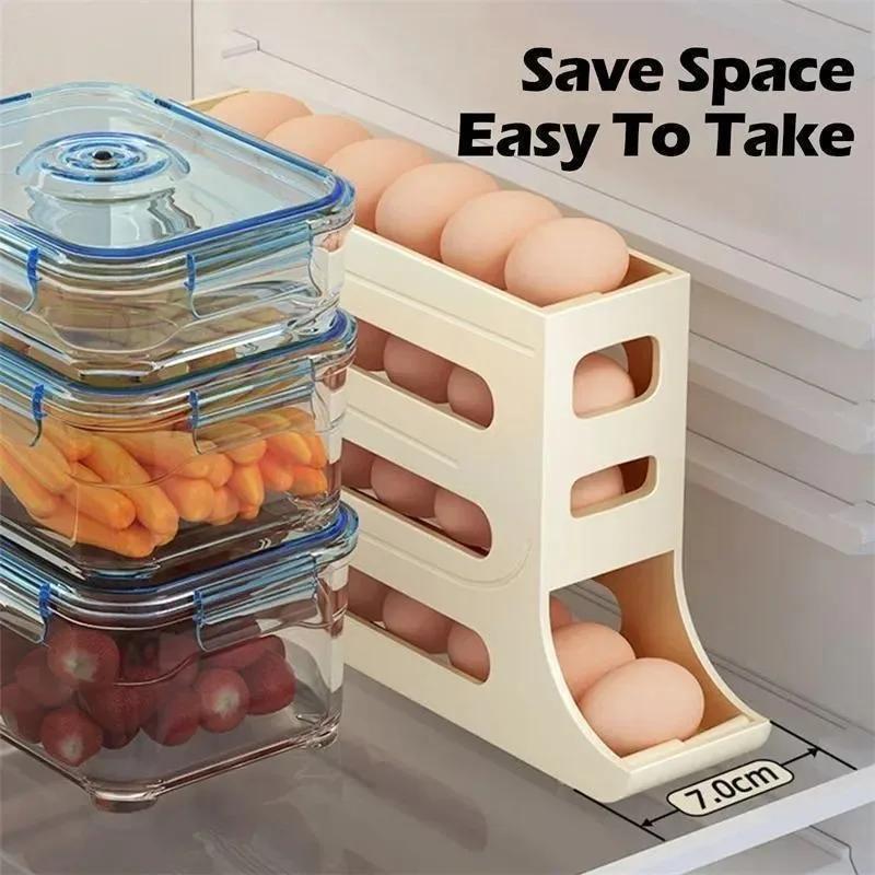 صندوق تخزين بيض الثلاجة، حاوية - مراجعة Egg Storage Holder وسعره