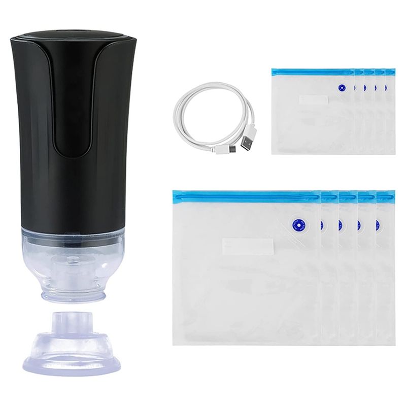 A04V الكهربائية المحمولة فراغ  - مراجعة Food Storage Vacuum Pump وسعره