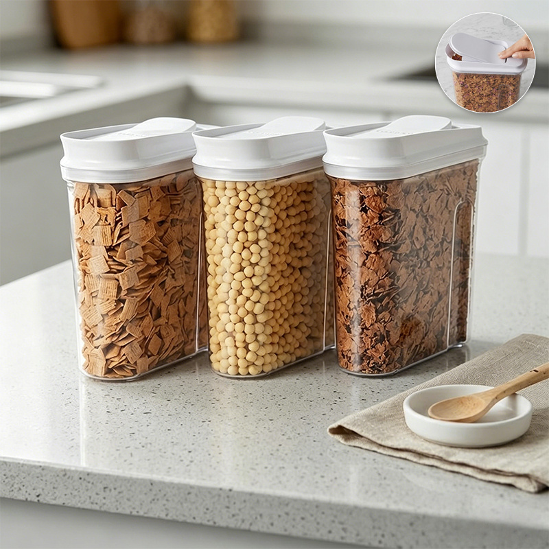 حاويات تخزين طعام محكمة الإغلا - مراجعة Food Storage For Pantry وسعره